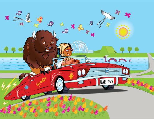 Roadtrip with Auntie and Buffalo